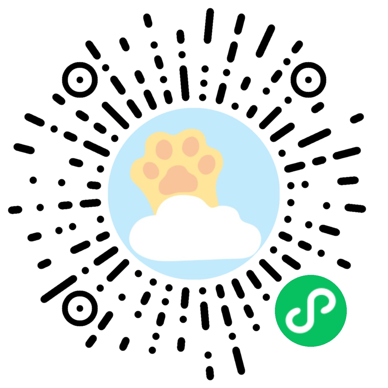 爪爪云祭小程序二维码